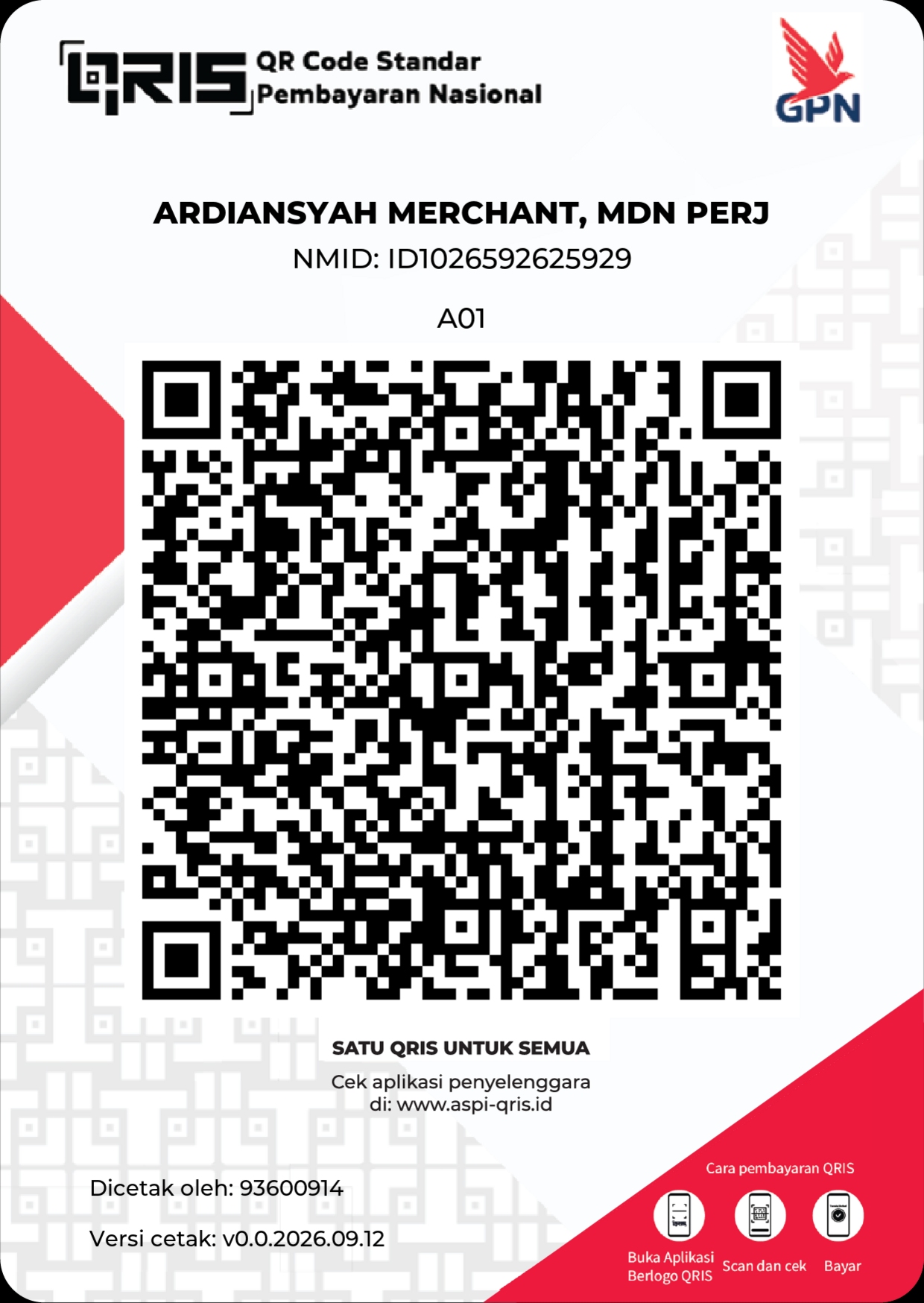 QRIS Melvin Payment